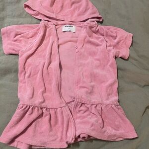 Old Navy Pink Toddler Zip-Up Dress